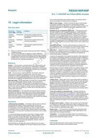 PBSS4160PANP Datasheet Page 20