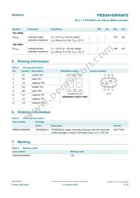 PBSS4160PANPSX Datasheet Page 2