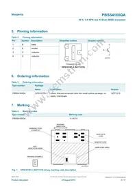 PBSS4160QAZ Datasheet Page 2