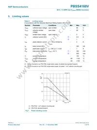 PBSS4160V Datasheet Page 4