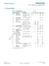 PBSS4160V Datasheet Page 6