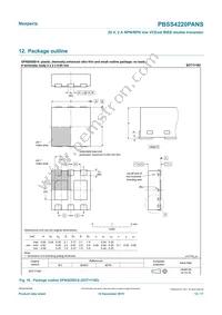 PBSS4220PANSX Datasheet Page 12
