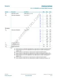 PBSS4230PAN Datasheet Page 3