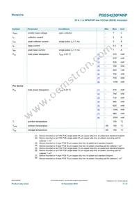 PBSS4230PANP Datasheet Page 3