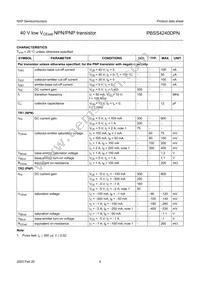 PBSS4240DPN Datasheet Page 5