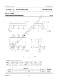 PBSS4240DPN Datasheet Page 11