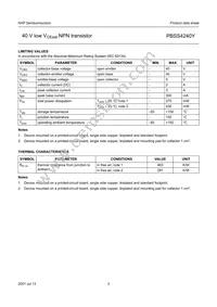 PBSS4240Y Datasheet Page 4