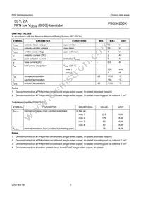 PBSS4250X Datasheet Page 4