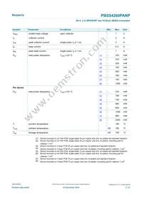 PBSS4260PANP Datasheet Page 3