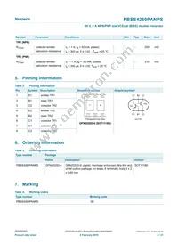 PBSS4260PANPSX Datasheet Page 2