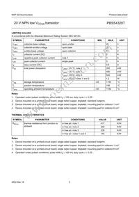 PBSS4320TVL Datasheet Page 4