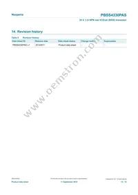 PBSS4330PASX Datasheet Page 15