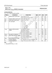 PBSS4330X Datasheet Page 8