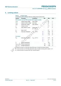 PBSS4350SPN Datasheet Page 3