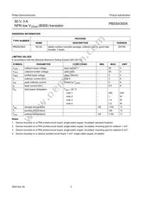 PBSS4350X Datasheet Page 4