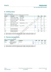 PBSS4350Z Datasheet Page 3