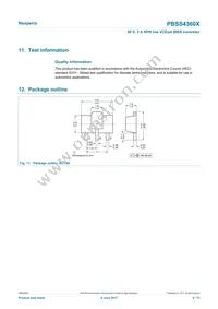 PBSS4360XF Datasheet Page 9