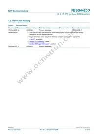 PBSS4420D Datasheet Page 13