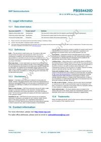 PBSS4420D Datasheet Page 14