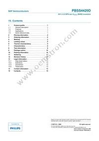 PBSS4420D Datasheet Page 15