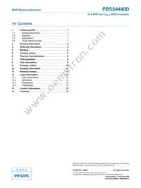 PBSS4440D Datasheet Page 14