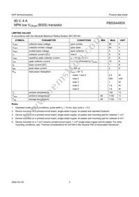 PBSS4480XZ Datasheet Page 4