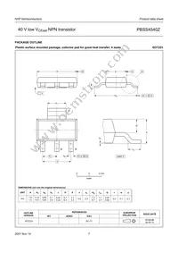 PBSS4540Z Datasheet Page 8
