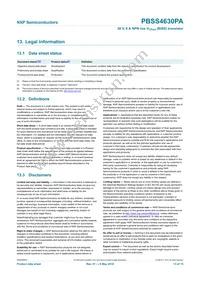 PBSS4630PA Datasheet Page 14