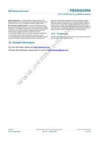 PBSS4630PA Datasheet Page 15