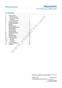 PBSS4630PA Datasheet Page 16