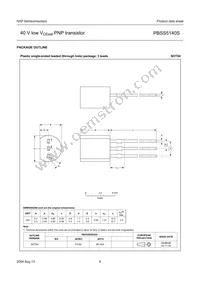 PBSS5140S Datasheet Page 6