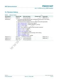 PBSS5140T/ZLR Datasheet Page 12