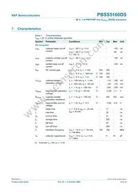 PBSS5160DS Datasheet Page 7