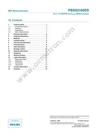 PBSS5160DS Datasheet Page 15