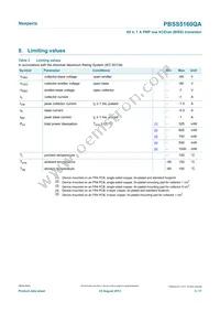 PBSS5160QAZ Datasheet Page 3