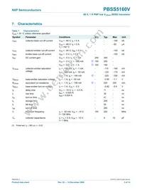 PBSS5160V Datasheet Page 6