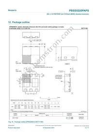 PBSS5220PAPSX Datasheet Page 12