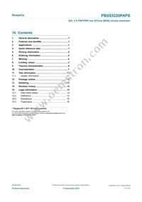 PBSS5220PAPSX Datasheet Page 17