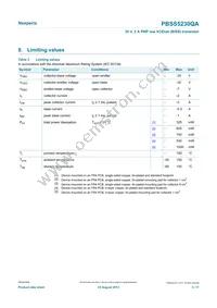 PBSS5230QAZ Datasheet Page 3