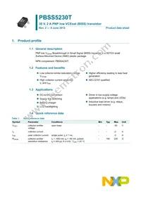 PBSS5230T Datasheet Page 2