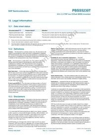 PBSS5230T Datasheet Page 9