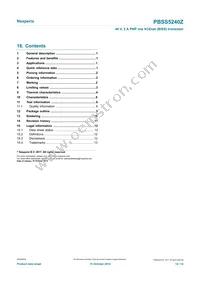 PBSS5240ZX Datasheet Page 14