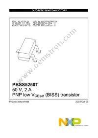 PBSS5250T Datasheet Page 2