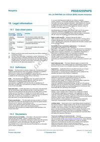 PBSS5255PAPSX Datasheet Page 15