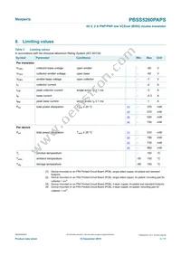 PBSS5260PAPSX Datasheet Page 3