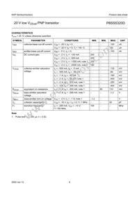 PBSS5320D Datasheet Page 5