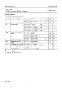 PBSS5320T Datasheet Page 5