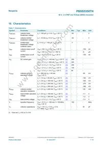 PBSS5350THR Datasheet Page 7