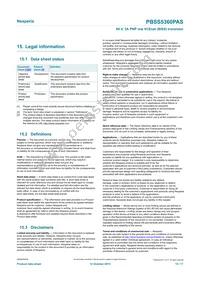 PBSS5360PASX Datasheet Page 15