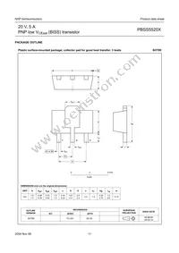 PBSS5520X Datasheet Page 12